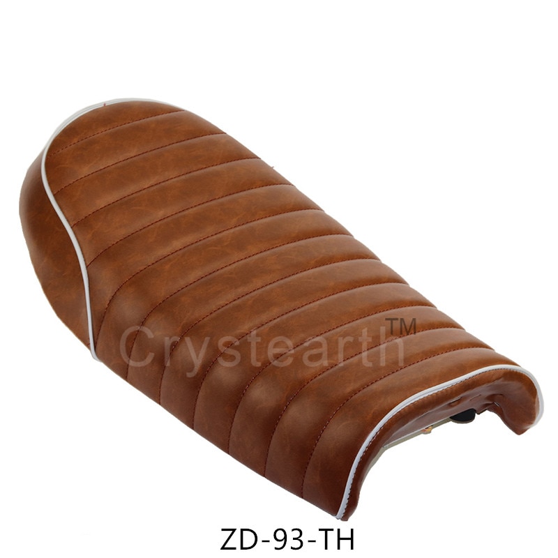 Motorcycle Flat Custom Vintage Saddle Cafe Racer Seat For Honda CG CB125S CB200 CB350 CL350 CB400 Kawasaki KZ GN Yamaha XJR XS Motorcycle Flat Custom Vintage Saddle Cafe Racer Seat For Honda CG CB125S CB200 CB350 CL350 CB400 Kawasaki KZ GN Yamaha XJR XS