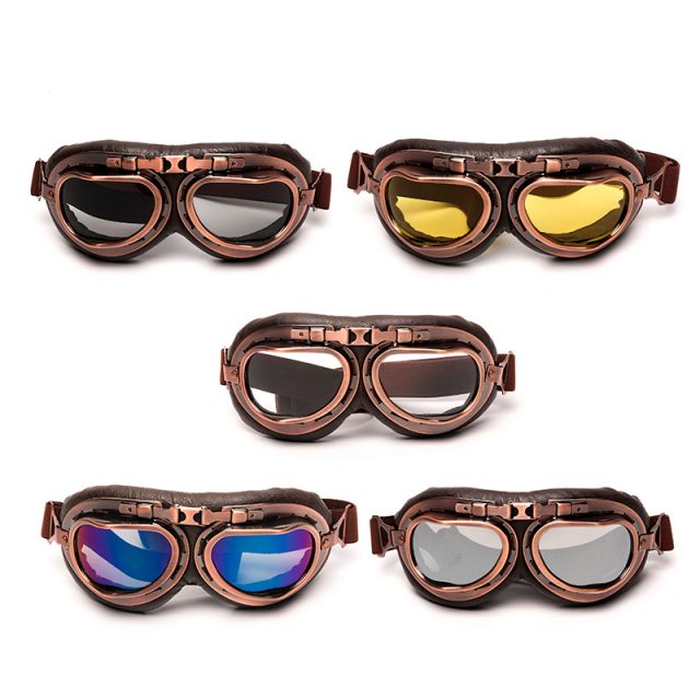 Vintage Style Motorcycle Protective Goggles