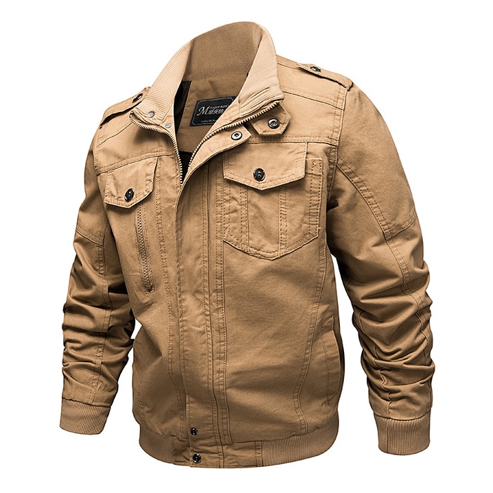 ReFire Gear Spring Air Force Pilot Military Jacket Men Cargo Tactical Bomber Jacket Male Casual Zipper Flight Cotton Coat Jacket ReFire Gear Spring Air Force Pilot Military Jacket Men Cargo Tactical Bomber Jacket Male Casual Zipper Flight Cotton Coat Jacket