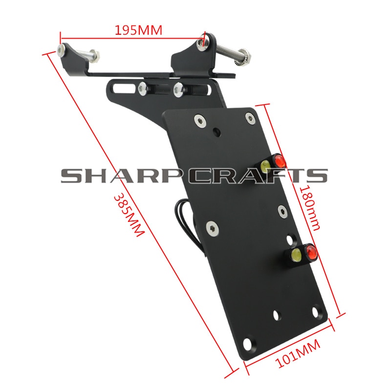 Motorcycle Side Mount License Plate