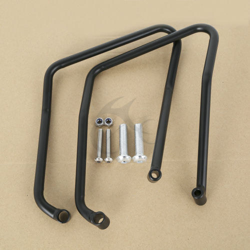 Black Saddlebag Support Brackets For Harley Sportster XL883 XL1200 2004-2016 13 Motorcycle Black Saddlebag Support Brackets For Harley Sportster XL883 XL1200 2004-2016 13 Motorcycle