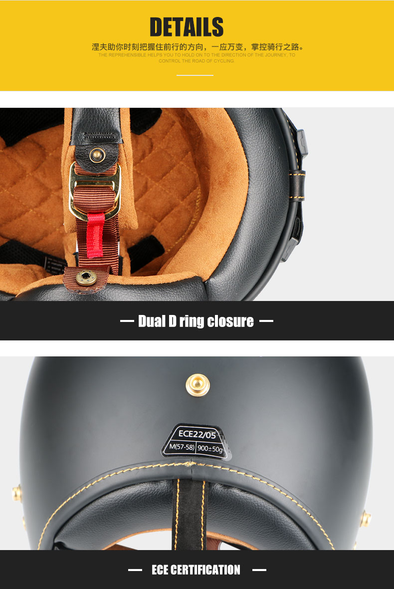 New fiberglass motorcross Vintage big size helmet ECE cetified Dual D ring Harleyn retro Motorcycle helmet gift goggles A500 New fiberglass motorcross Vintage big size helmet ECE cetified Dual D ring Harleyn retro Motorcycle helmet gift goggles A500
