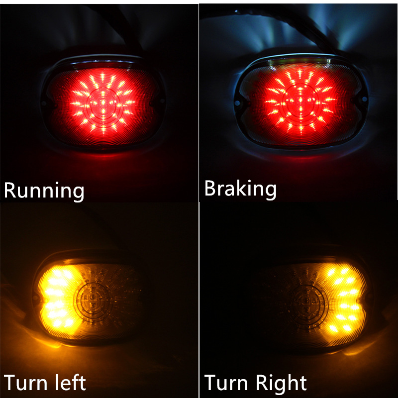 LED Brake Tail Light with Turn Signals for Harley Davidson