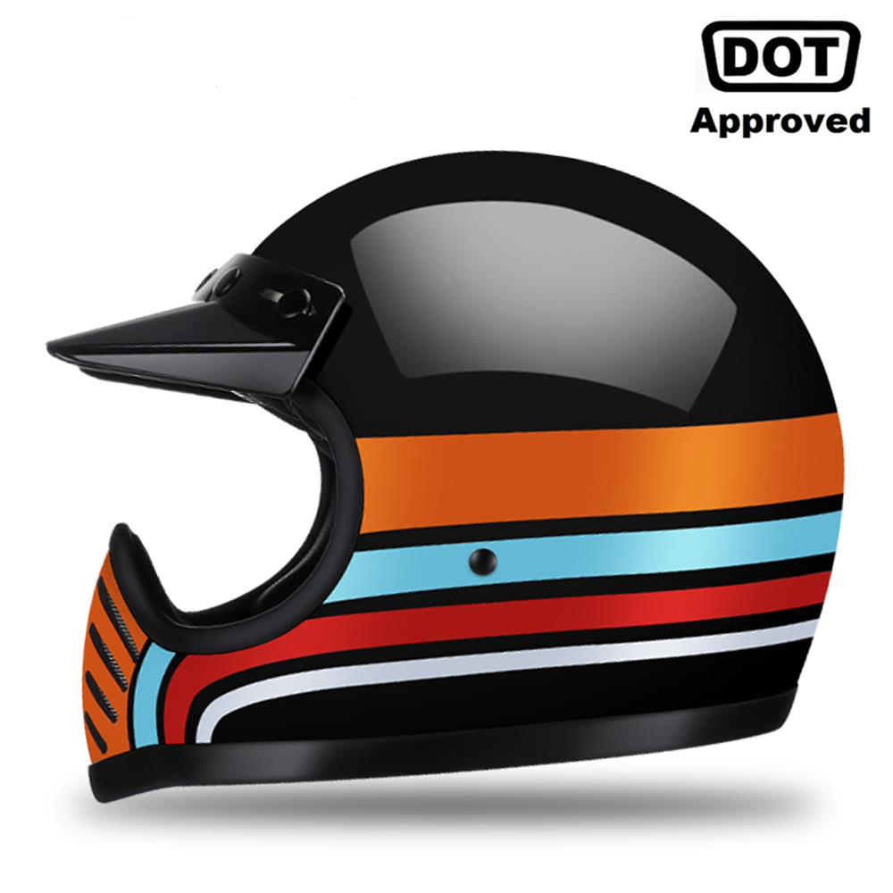AMZ New DOT Motorcycle Helmet