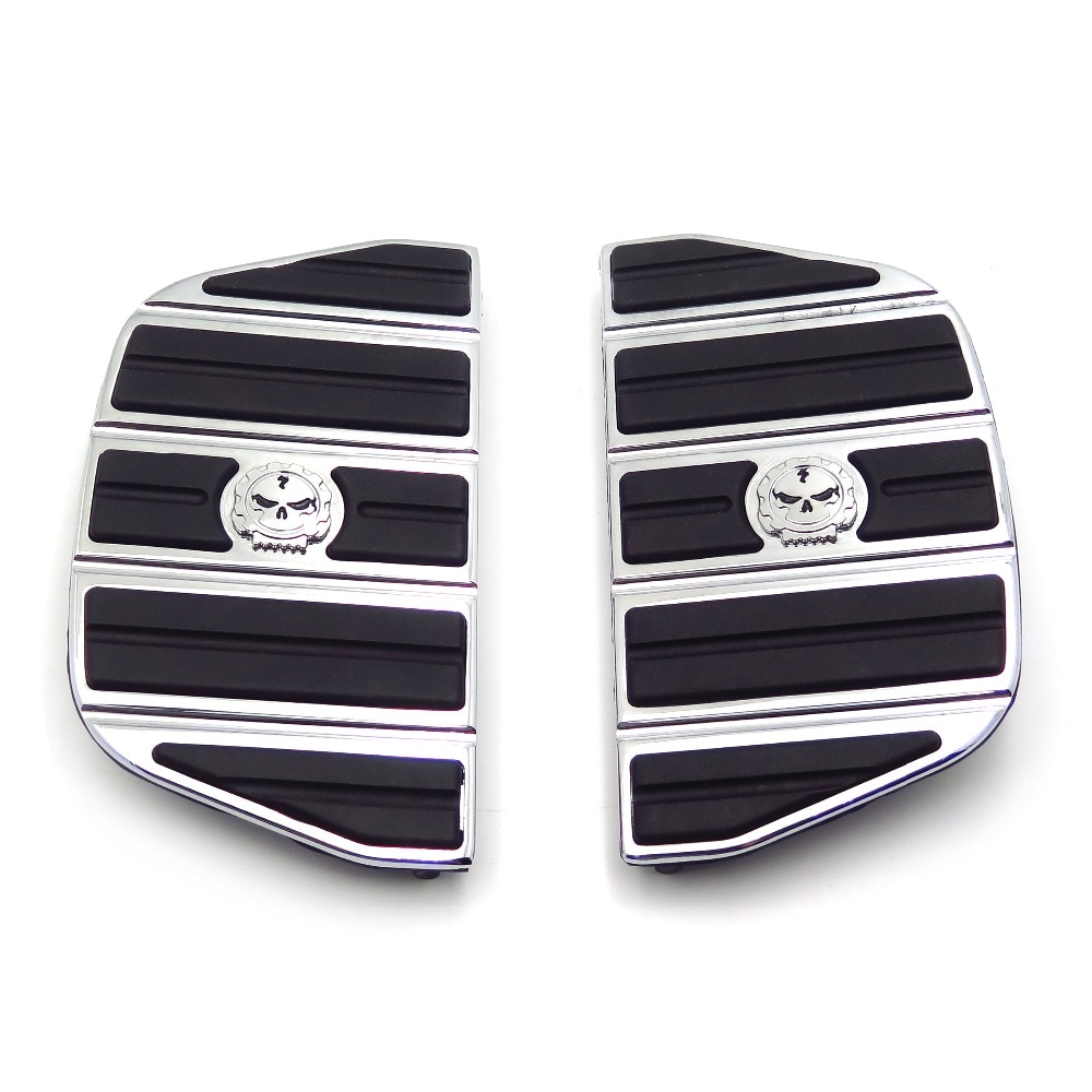 Skull Passenger Floorboard Inserts Kit for Harley Davidson