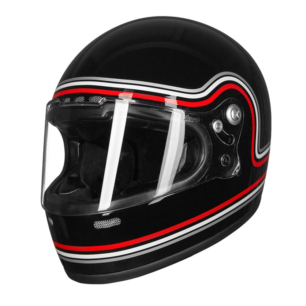 Vcoros Full Face Motocycle Helmet with AntiScratch Visor ECE