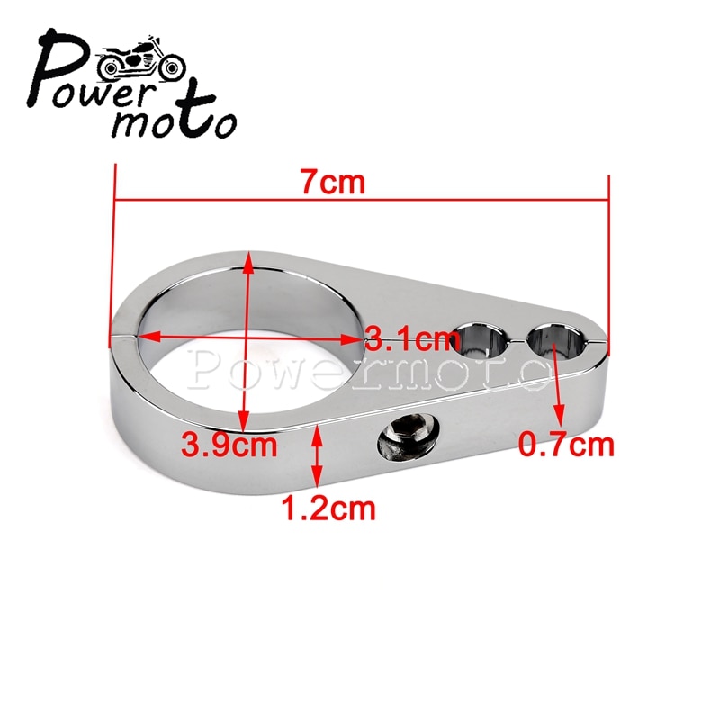 1 1/4" Handlebar Dual Hole Throttle/Clutch Cable Clamp Holder for Harley Touring Softail Road King Sportster 32mm Cable Bracket 1 1/4" Handlebar Dual Hole Throttle/Clutch Cable Clamp Holder for Harley Touring Softail Road King Sportster 32mm Cable Bracket