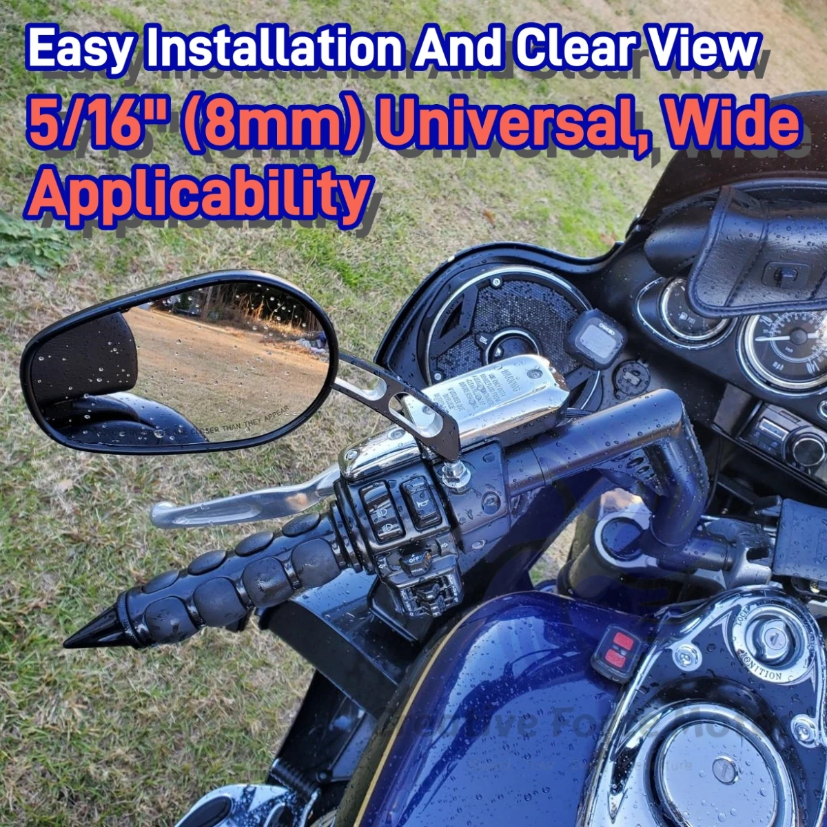 8MM Motorcycles Mirrors Rear View Side Mirror For Harley Honda Davidson Touring 360° Road King Street Glide Sportster 1984-2024 8MM Motorcycles Mirrors Rear View Side Mirror For Harley Honda Davidson Touring 360° Road King Street Glide Sportster 1984-2024