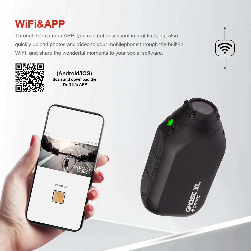 Drift Innovation Ghost XL Action Camera 1080 Full HD Video Camera with Rotating Lens and Dash Cam Mode IPX7 Waterproof Camera Drift Innovation Ghost XL Action Camera 1080 Full HD Video Camera with Rotating Lens and Dash Cam Mode IPX7 Waterproof Camera