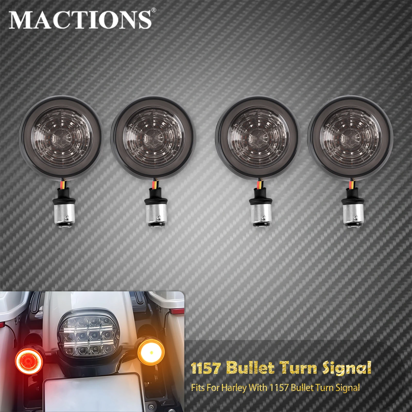 Motorcycle 1157 LED Turn Signal Indicator Light Front Rear Bullet Inserts Lamp For Harley Touring Softail Dyna Sportster XL 883 Motorcycle 1157 LED Turn Signal Indicator Light Front Rear Bullet Inserts Lamp For Harley Touring Softail Dyna Sportster XL 883