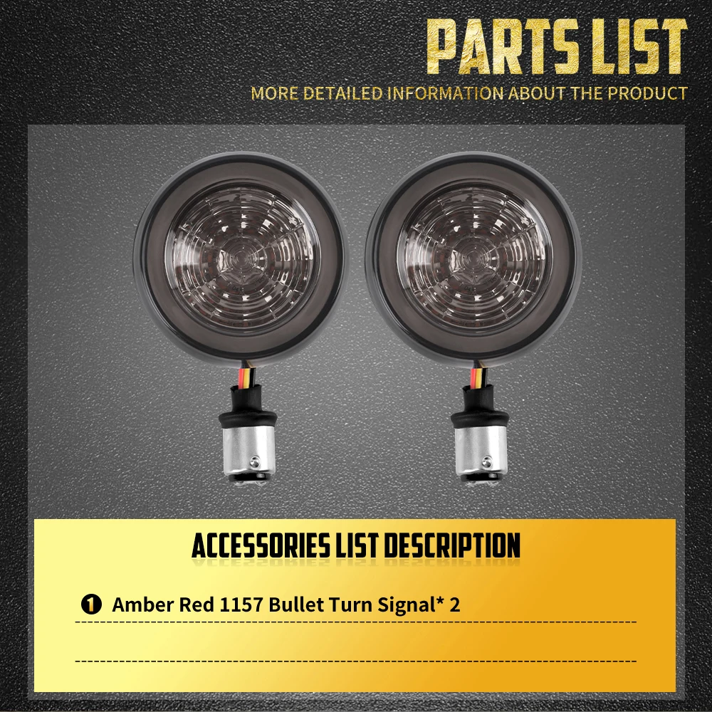 Motorcycle 1157 LED Turn Signal Indicator Light Front Rear Bullet Inserts Lamp For Harley Touring Softail Dyna Sportster XL 883 Motorcycle 1157 LED Turn Signal Indicator Light Front Rear Bullet Inserts Lamp For Harley Touring Softail Dyna Sportster XL 883