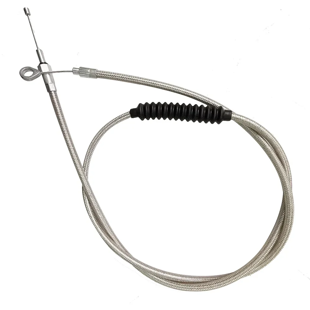 Motorcycle Braided Stainless Steel Clutch Cable for Harley Sportster / Electra Tour Glide / Road King Motorcycle Braided Stainless Steel Clutch Cable for Harley Sportster / Electra Tour Glide / Road King