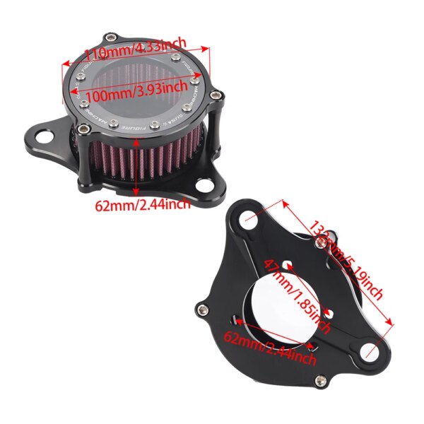 137-kiwifp.jpg Air Cleaner Intake Kit for Harley Sportster XL883 / XL1200 (1991–2021)
