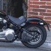 Left Side Swingarm Solo Bag for Harley-Davidson – Black PU Leather