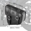 Left Side Swingarm Solo Bag for Harley-Davidson – Black PU Leather