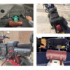 Universal Motorcycle Fork Tool Bag – PU Leather, Black or Brown