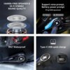 LEXIN G2P Motorcycle Bluetooth Intercom Headset – 1 or 2 Pack