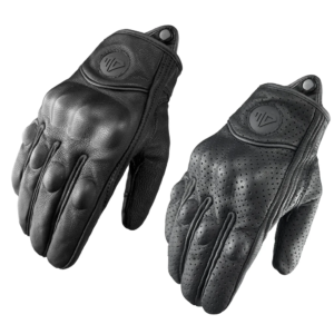 eather Motorcycle Riding Gloves – Perforated / Non-Perforated