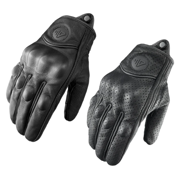 eather Motorcycle Riding Gloves – Perforated / Non-Perforated