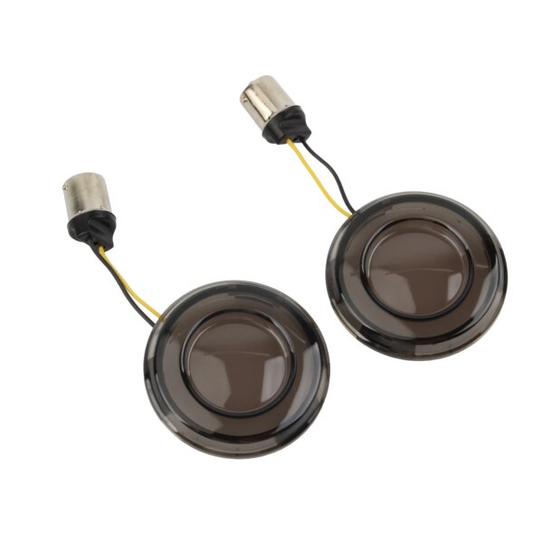 LED Turn Signal Inserts for Harley-Davidson – 1156 / 1157, Smoked Lens