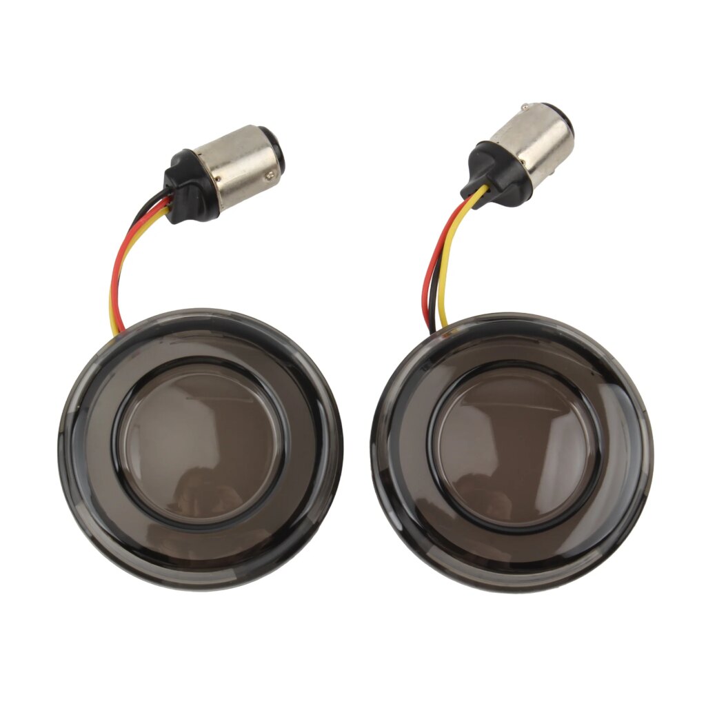 LED Turn Signal Inserts for Harley-Davidson – 1156 / 1157, Smoked Lens