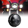 7" LED Projector Headlight + 4.5" Passing Lights for Harley Touring / Road King / Electra Glide