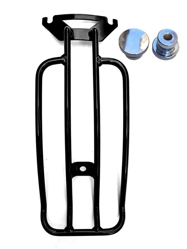 896-aeywtg.jpg Solo Seat Luggage Rack for Harley Touring / Road King 1997–2022 – Chrome / Gloss Black