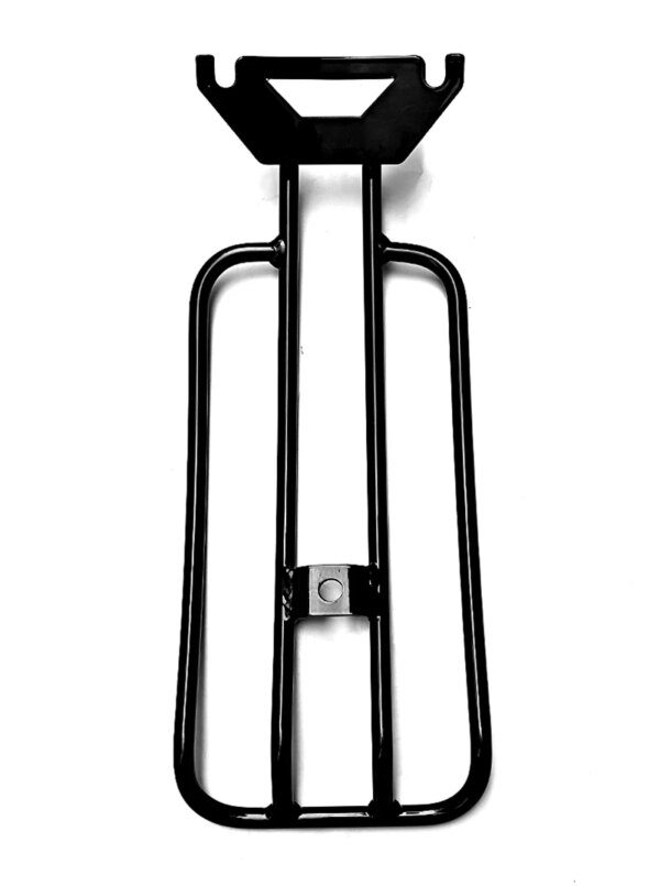 896-zfaxhb.jpg Solo Seat Luggage Rack for Harley Touring / Road King 1997–2022 – Chrome / Gloss Black