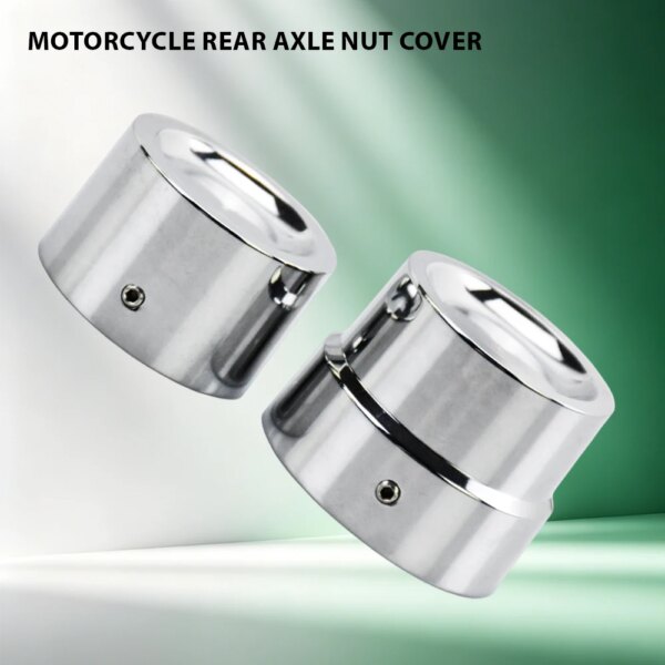 907-phrhd8.jpg Rear Axle Nut Covers for Harley-Davidson – Black / Chrome