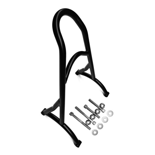 918-psbs9p.jpg Black Short Sissy Bar for Harley Sportster XL883 / XL1200 2004–2017